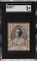 1909 T204 Ramly Tobacco Fred Tenney SGC POOR 1