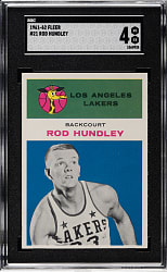 1961-1962 Fleer Basketball #21 Rod Hundley SGC VG/EX 4