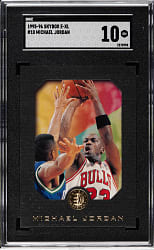 1995-1996 Skybox E-XL Basketball #10 Michael Jordan SGC GEM MINT 10