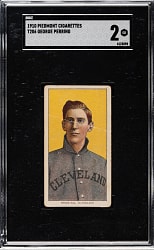 1909-1911 T206 White Border George Perring SGC GOOD 2
