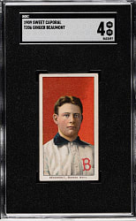 1909-1911 T206 White Border Ginger Beaumont SGC VG/EX 4