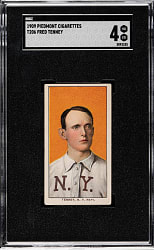 1909-1911 T206 White Border Fred Tenney SGC VG/EX 4