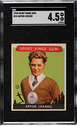 1933 R338 Sport Kings #10 Anton Lekang SGC VG/EX+ 4.5