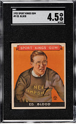 1933 R338 Sport Kings #9 Ed Blood SGC VG/EX+ 4.5
