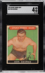 1933 R338 Sport Kings #40 Don George SGC VG/EX 4
