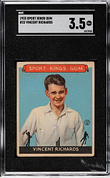 1933 R338 Sport Kings #23 Vincent Richards SGC VG+ 3.5