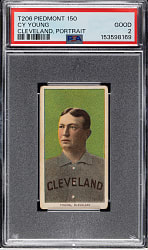 1909-1911 T206 White Border Cy Young Portrait PSA GOOD 2