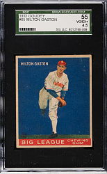 1933 R319 Goudey #65 Milton Gaston SGC VG/EX+ 55