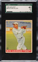 1933 R319 Goudey #46 Ethan Allen SGC VG 40