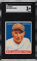 1933 R319 Goudey #56 Red Ruffing SGC VG 3