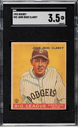 1933 R319 Goudey #32 Bud Clancy SGC VG+ 3.5