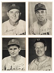 1948 Brooklyn Dodgers Picture Pack Near-Complete Set (23/25)