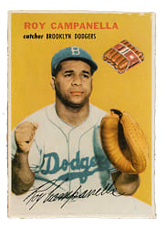 1954 Wilson Franks Roy Campanella Advertising Cutout