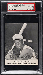 1962 Kahn's Wieners Frank Robinson PSA NM-MT 8