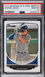 2013 Bowman Draft Picks & Prospects #BDPP19 Aaron Judge PSA GEM MINT 10