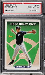 1993 Topps #98 Derek Jeter Rookie PSA GEM MINT 10