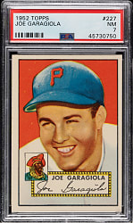 1952 Topps #227 Joe Garagiola PSA NM 7