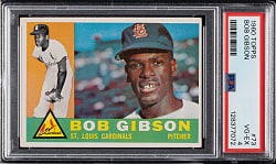 1960 Topps #73 Bob Gibson PSA VG-EX 4