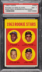 1963 Topps #466 Bill Freehan Rookie PSA NM 7