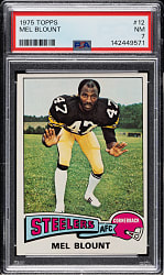 1975 Topps Football #12 Mel Blount Rookie PSA NM 7