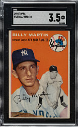 1954 Topps #13 Billy Martin SGC VG+ 3.5
