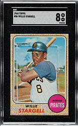 1968 Topps #86 Willie Stargell SGC NM/MT 8