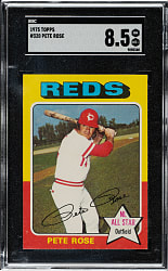 1975 Topps #320 Pete Rose SGC NM/MT+ 8.5