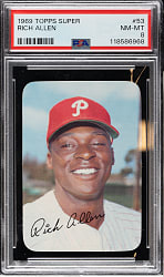 1969 Topps Super #53 Rich Allen PSA NM-MT 8
