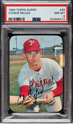 1969 Topps Super #55 Cookie Rojas PSA NM-MT 8