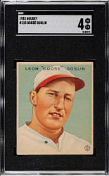 1933 R319 Goudey #110 Goose Goslin SGC VG/EX 4