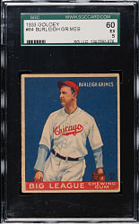 1933 R319 Goudey #64 Burleigh Grimes SGC EX 60