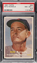 1957 Topps #64 Pete Runnels PSA NM-MT+ 8.5