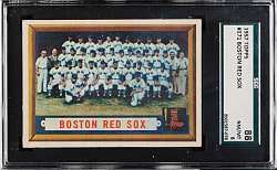 1957 Topps #171 Boston Red Sox Team SGC NM/MT 88