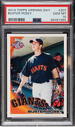 2010 Topps Opening Day #207 Buster Posey Rookie PSA GEM MINT 10