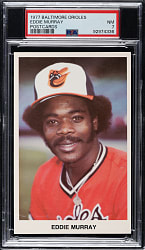 1977 Baltimore Orioles Team Issue Eddie Murray Pre-Rookie PSA NM 7