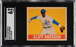 1948-1949 Leaf #136 Cliff Aberson Full Sleeves SGC EX/NM 6