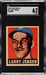 1948-1949 Leaf #56 Larry Jansen SGC EX/NM 6