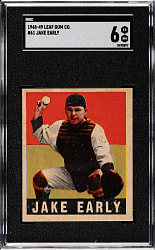 1948-1949 Leaf #61 Jake Early SGC EX/NM 6