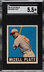 1948-1949 Leaf #159 Mizell Platt SGC EX+ 5.5