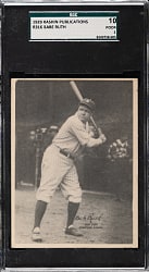 1929 R316 Kashin Publications Babe Ruth SGC POOR 10