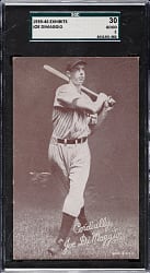 1939-1946 W462 Salutation Exhibits Joe DiMaggio SGC GOOD 30