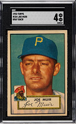 1952 Topps #154 John Muir SGC VG/EX 4 - "Canadian" Gray Back