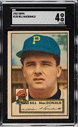 1952 Topps #138 Bill MacDonald SGC VG/EX 4 - "Canadian" Gray Back