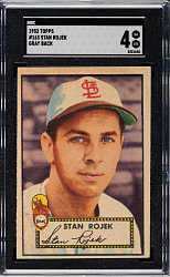 1952 Topps #163 Stan Rojek SGC VG/EX 4 - "Canadian" Gray Back