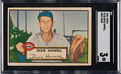 1952 Topps #135 Dixie Howell SGC VG 3 - "Canadian" Gray Back