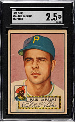 1952 Topps #166 Paul LaPalme SGC GOOD+ 2.5 - "Canadian" Gray Back