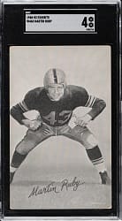 1948-1952 W468 Football Exhibits Martin Ruby Short Print SGC VG/EX 4