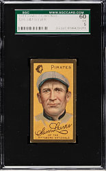 1911 T205 Gold Border Sam Leever SGC EX 60