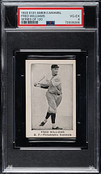 1922 E121 American Caramel (Series of 120) Fred Williams PSA VG-EX 4