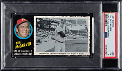 1971 Topps Greatest Moments #25 Tim McCarver PSA EX 5